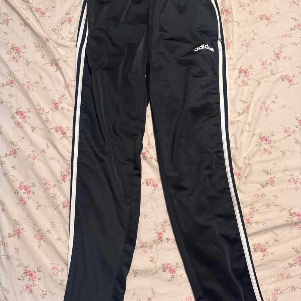 Adidas Kids Black Track Pants